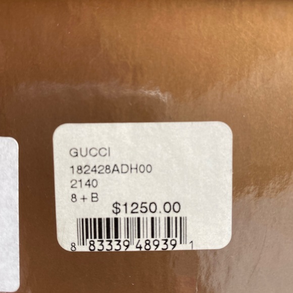 Gucci Beautiful Chocolate platform knee high boots Size 8.5 - Picture 13 of 15